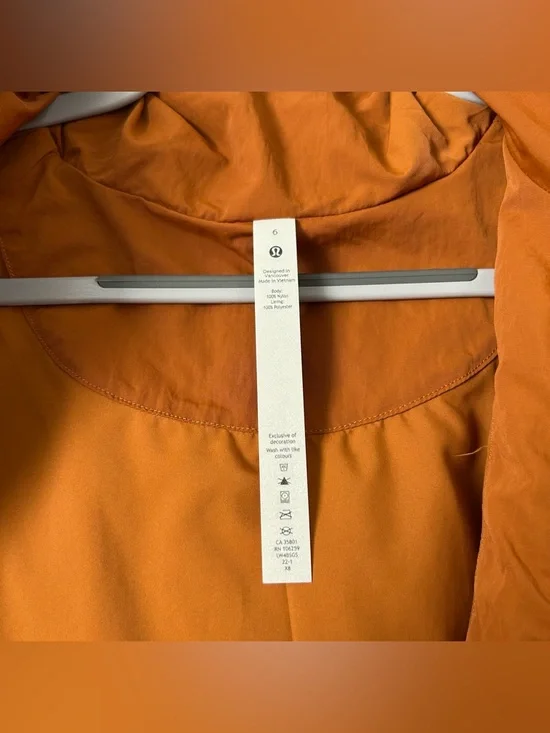 Lululemon Always Effortless Jacket Butternut Brown Size 6 - Picture 8 of 15